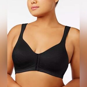 Playtex 18 Hour Wirefree Bra Posture Boost Back Smoothing E525 Black 36B NEW